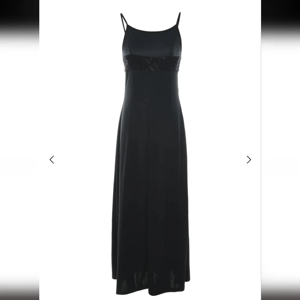 BYER TOO! sz M California Vintage Y2K 90s Maxi Formal Dress Gown Gothic Romantic - Picture 2 of 12